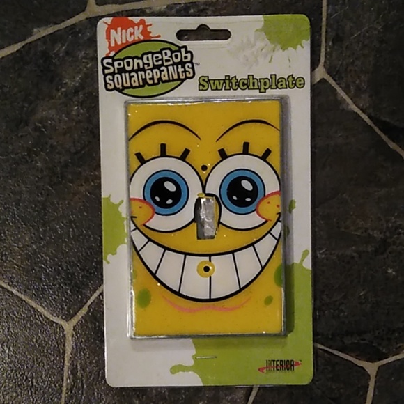 Interior Other - Sponge Bob Square Pants Switch Plate